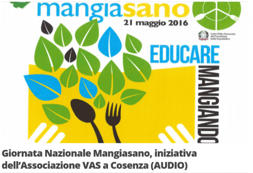 21 maggio 2016: Presentazione dell’XI Edizione della Giornata Nazionale Mangiasano
