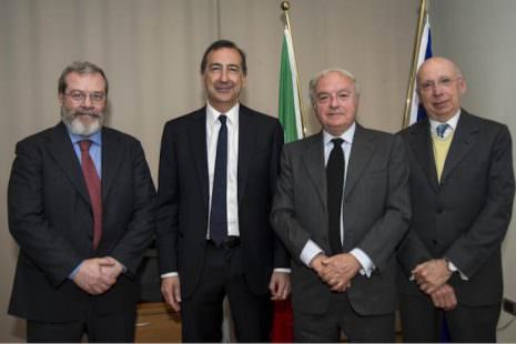 Alessandro Panza di Biumo, Giuseppe Sala,  Colombo Clerici e Carlangelo Menni di Vignale