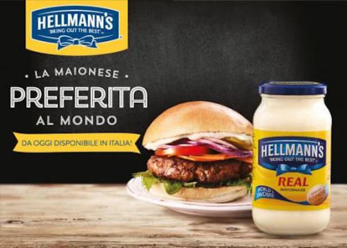 La maionese Hellmann’s arriva in Italia