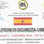 Politiche di Sicurezza Urbana: Castelfranco Emilia 4 giugno 2016