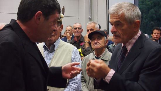 Il maestro pasticciere Nicola Fiasconaro e Sergio Chiamparino