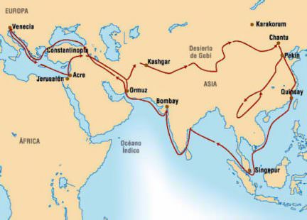 Via della seta di Marco Polo