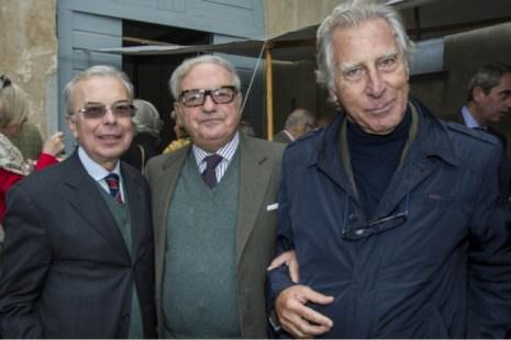 Colombo Clerici con Gianni Verga e Franco Albini