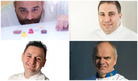 Dall'alto a sinistra, in senso orario: Tesse, Tramontano, Derflingher, Iavarone