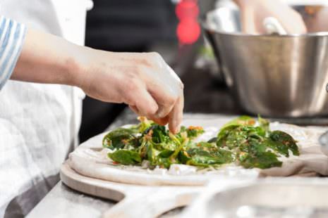 Pizza al falso pesto