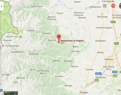 Mappa Agriturismo La Virginia