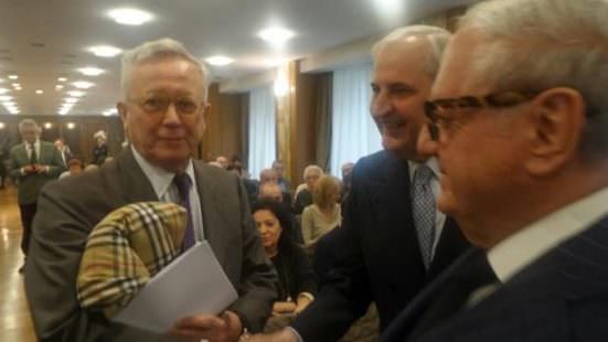 Giulio Tremonti con Giampio Bracchi e Achille Colombo Clerici