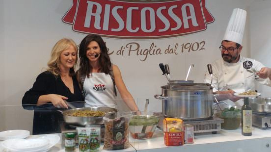 Margherita Mastromauro Pasta Riscossa con Chiara Ercole a Tuttofood 2017