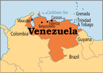 Venezuela mappa