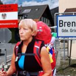 Vienna Cammarota al Brennero verso l'Italia