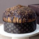 Panettone marron Noir e panettone Oro di Manna a Golosaria da Paolo Massobrio e Marco Gatti
