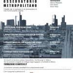 Osservatorio Metropolitano – Dibattiti per lo sviluppo e la promozione di una nuova Qualità Urbana