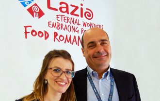 Nicola Zingaretti, presidente Regione Lazio, al Vinitaly 2018, a sostegno delle produzioni di qualità