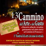 A Cantalice tutto è pronto per il cammino dell'arte e del gusto