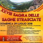 Paganico Sabino in festa il 29 luglioper la sagra delle sagne strasciate