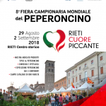 Rieti Cuore Piccante, la manifestazione più “hot” dell’estate