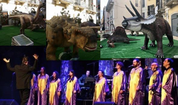 Dinosauri di Boscosauro e cori Gospel in città ad Altamura