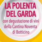 Polenta del Garda Bresciano con  rosso Noventa di Botticino