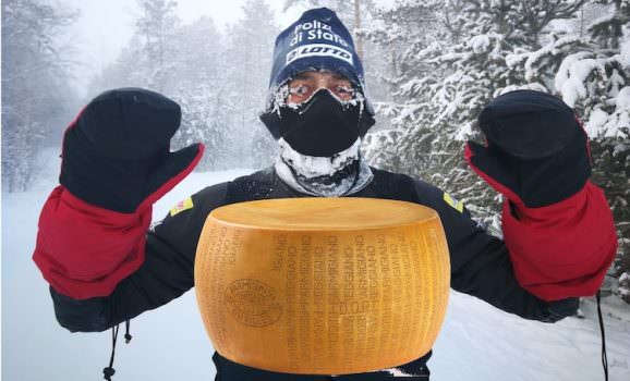 Monster Frozen: Paolo Venturini in Siberia con l’energia del Parmigiano Reggiano
