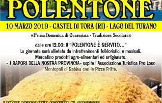 Inizia la Quaresima e a Castel di Tora (RI) torna il rito del polentone – 10 marzo