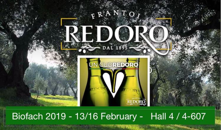 Redoro Extravirgin Olive Oil since 1895 ﻿at Biofach 2019