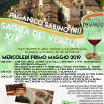 E' festa a Paganico Sabino (RI) con il Calendimaggio e la Sagra dei Vertuti