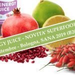 TRIS ENERGY JUICE - Novità a SANA 2019 supersucco bio e antiossidante a base di melograno, bergamotto e Goji Italiano