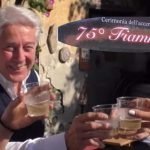 Neive 2019, accensione del 75° fiammifero - Distilleria del mitico Romano Levi