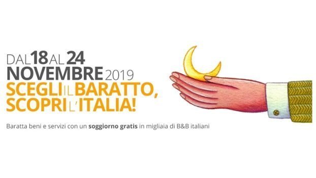 Settimana del Baratto: Tu dai una cosa a me e io ti ospito gratis nel mio B&B