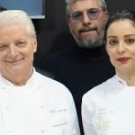 Iginio Massari e la figlia Debora dal palco di Molino Dallagiovanna al SIGEP 2020