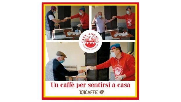 101CAFFE’ per i City Angels: quando un caffè può scaldare molti cuori