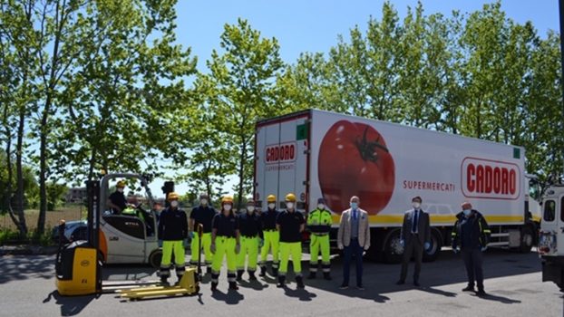 Cadoro confeziona oltre 30 tonnellate di generi alimentari per Venezia