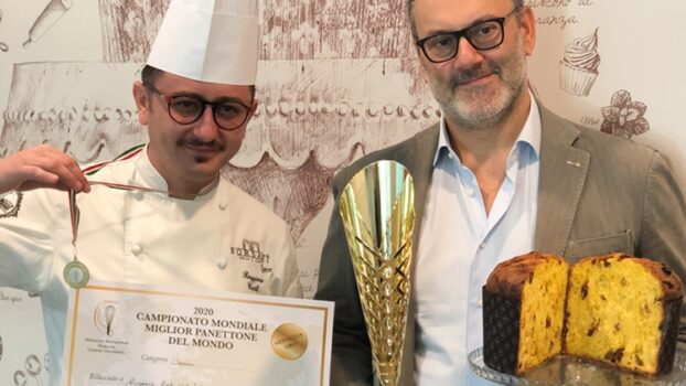 Il giovane pastry chef Ruggiero Carli di Emporio Borsari la medaglia d’oro per il Miglior Panettone Classico del Mondo anno 2020