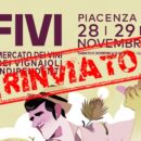 Mercato dei Vini FIVI: rinviato al 2021 l’evento di Piacenza, appuntamento nelle cantine