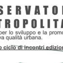 Milano: I dibattiti dell’Osservatorio Metropolitano – Nuovo ciclo 2020