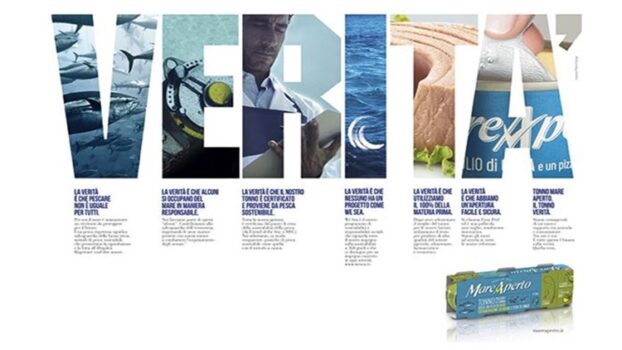 Mare Aperto torna on air. Il marchio genovese di conserve ittiche rimarca il suo posizionamento, sempre più sostenibile