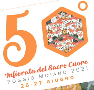 L’infiorata di Poggio Moiano compie 50 anni. Si festeggia in outdoor!