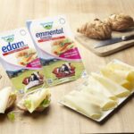 Formaggi affettati Edam ed Emmental senza lattosio di Bayernland
