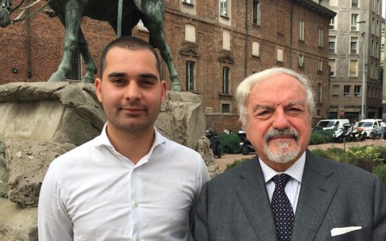 ACHILLE COLOMBO CLERICI INCONTRA LUIGI LEONARDI CANDIDATO DELLA LISTA LEGA SALVINI