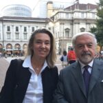 ACHILLE COLOMBO CLERICI INCONTRA LAURA FALETTI CANDIDATA DELLA LISTA FORZA ITALIA