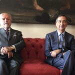 Incontro di Achille Colombo Clerici, presidente di Assoedilizia, con il candidato sindaco di Milano Giuseppe Sala