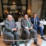 ACHILLE COLOMBO CLERICI INCONTRA GIAMPAOLO BERNI FERRETTI CANDIDATO DELLA LISTA FORZA ITALIA AL MUNICIPIO 1