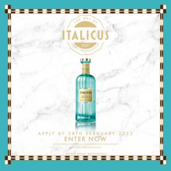 Da ITALICUS Rosolio di bergamotto: al via l’ART OF ITALICUS® APERITIVO CHALLENGE