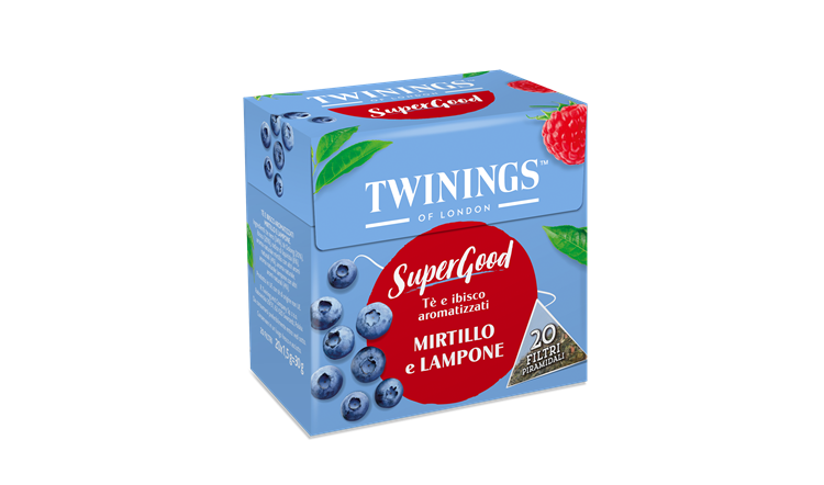 Twinings arricchisce la linea SuperGood con due nuove referenze che sorprendono per gusto e modernità: SuperGood Mirtillo e Lampone e SuperGood Mango e Pesca