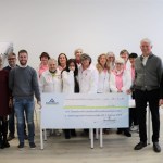 Le Manzane: consegnato questa mattina un assegno di quasi 15 mila euro alla LILT