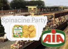 Spinacine Party AIA: pollo, tacchino e spinaci, una festa tutta italiana sul barcun de Milan – Fotogallery