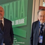 RICCARDO DE CORATO CANDIDATO DI FRATELLI D’ITALIA ALLA CAMERA DEI DEPUTATI NEL COLLEGIO DI ROZZANO MAGENTA INCONTRA ACHILLE COLOMBO CLERICI