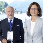 LA MINISTRA MARIASTELLA GELMINI  CANDIDATA DI AZIONE ITALIA VIVA AL SENATO NEL COLLEGIO DI MILANO INCONTRA ACHILLE COLOMBO CLERICI