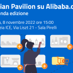 Progetto Italian Pavilion su Alibaba.com, 8 novembre a Roma presso la Sala Pirelli dell'Agenzia ICE