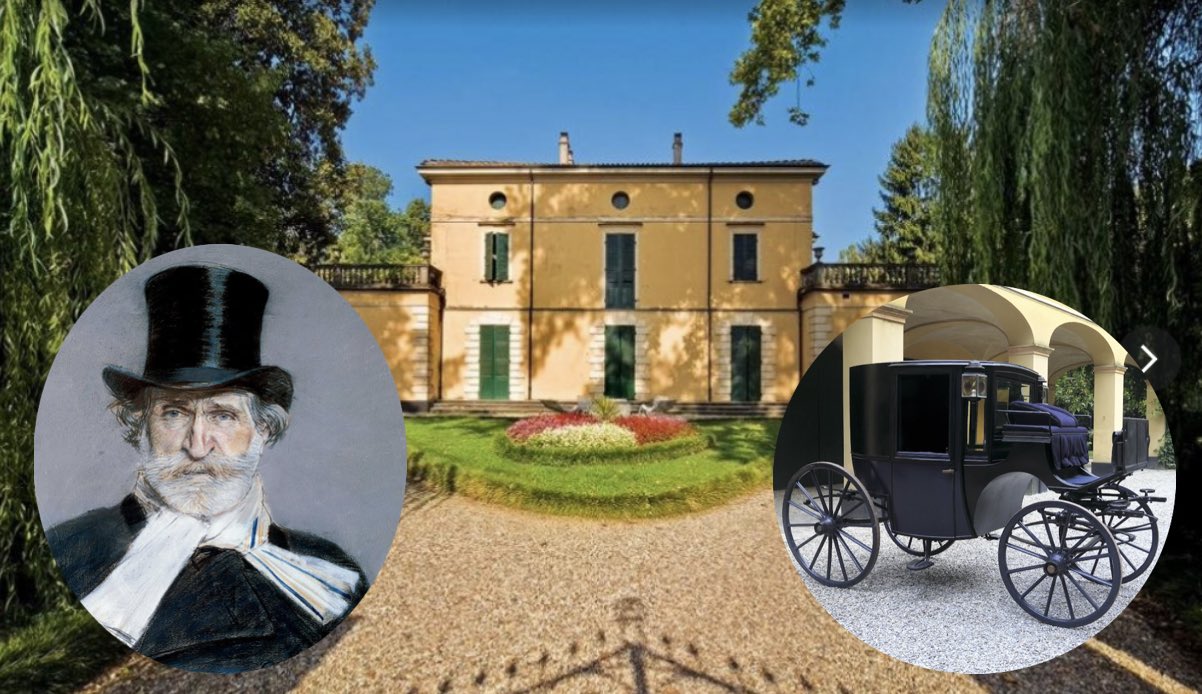 Giuseppe VERDI. L.A.S., Sant'Agata di Villanova... - Lot 170